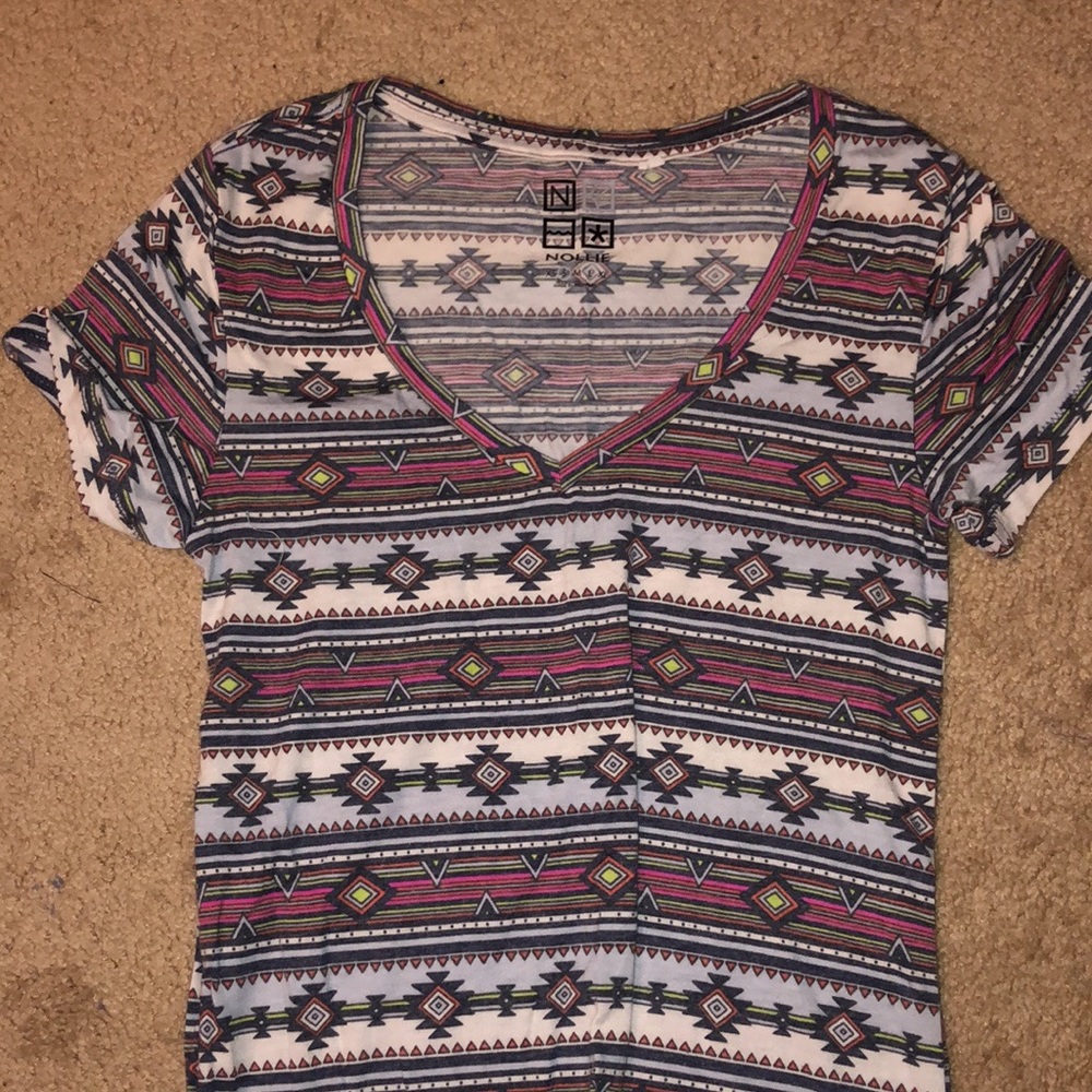 Nollie Tribal V-Neck T-Shirt